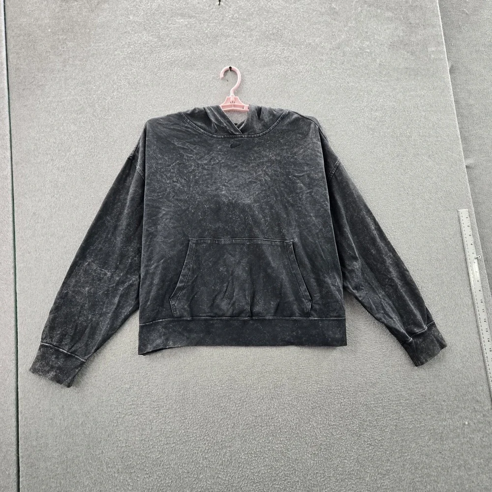Nike Women Hoodie‎ L Gray Oversized Phoenix Mini Center Swoosh Logo